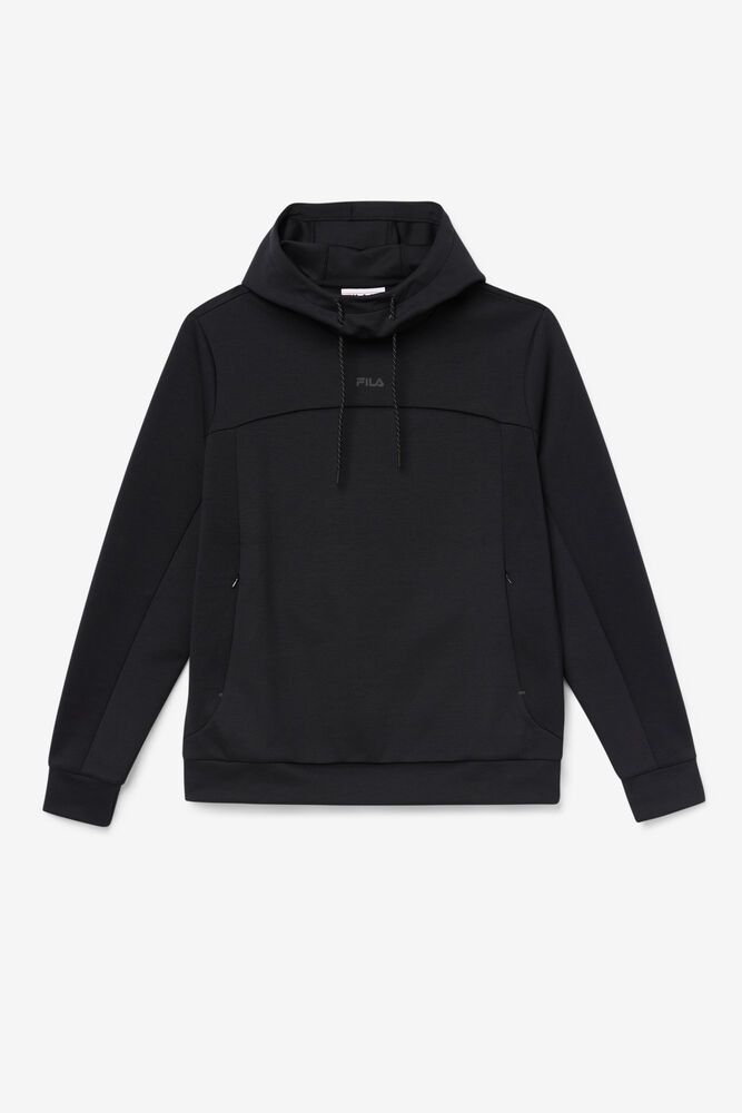 Fila Hoodie Panske Aadheen Čierne - ARQCT5284